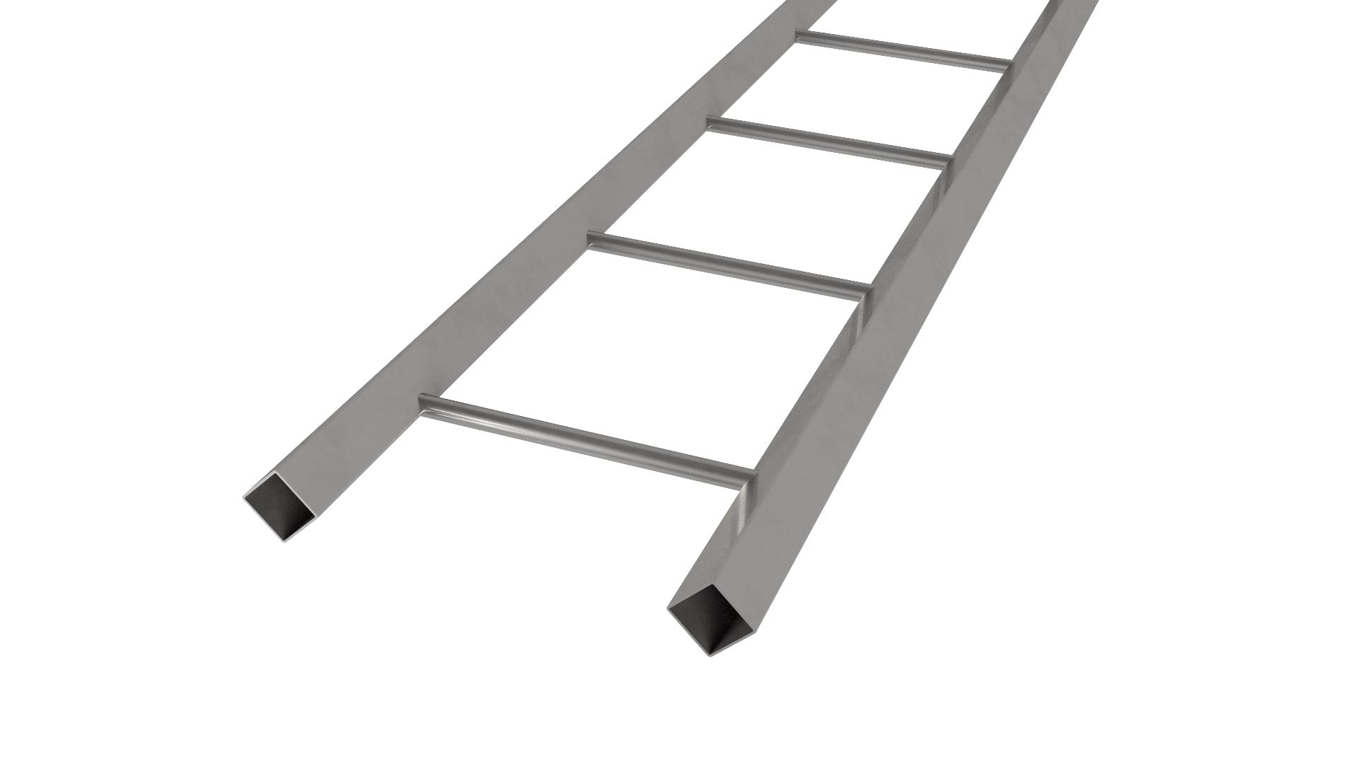 roestvast stalen ladderbaan kabelgoot met ronde sports